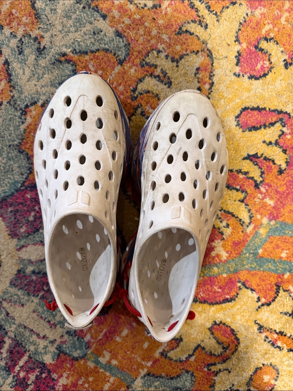 Kids Neutral Slip-On Ventilated Sneakers